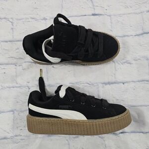PUMA X Rihanna Fenty WOMENS 5.5 Creeper Phatty Black Gum 397587-01 Sneakers